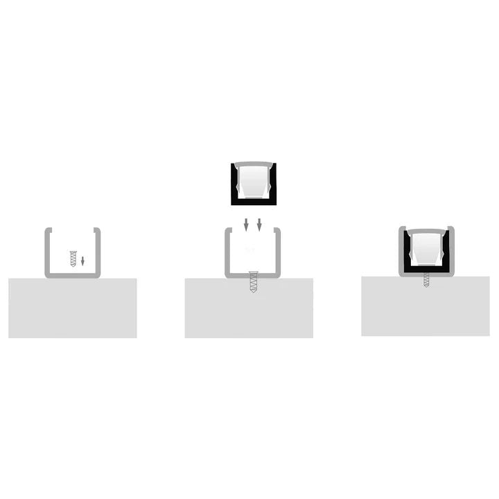 HV9693-0607 - Micro Square LED Profile