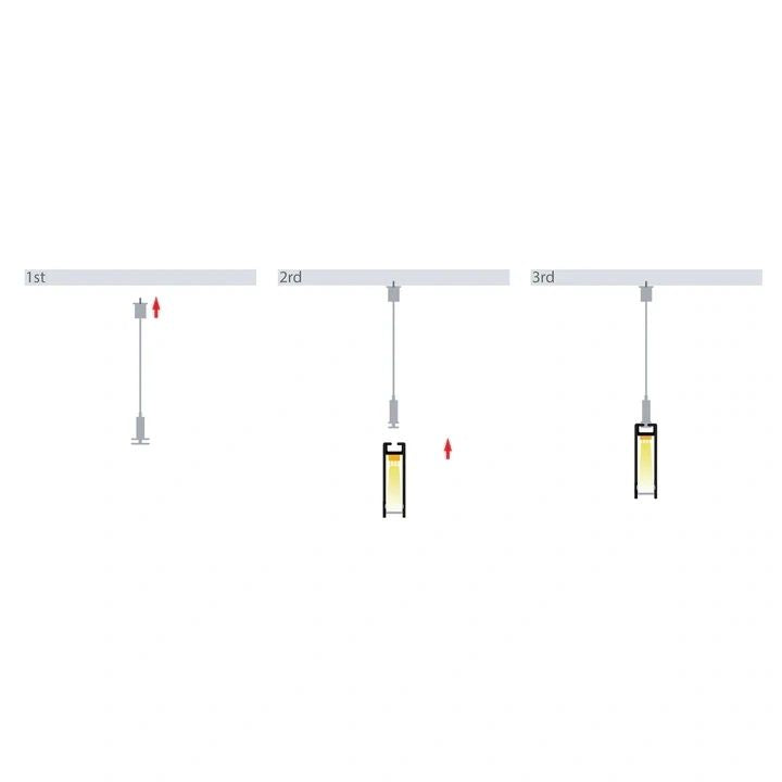 HV9693-1045 - Suspended Aluminium Profile