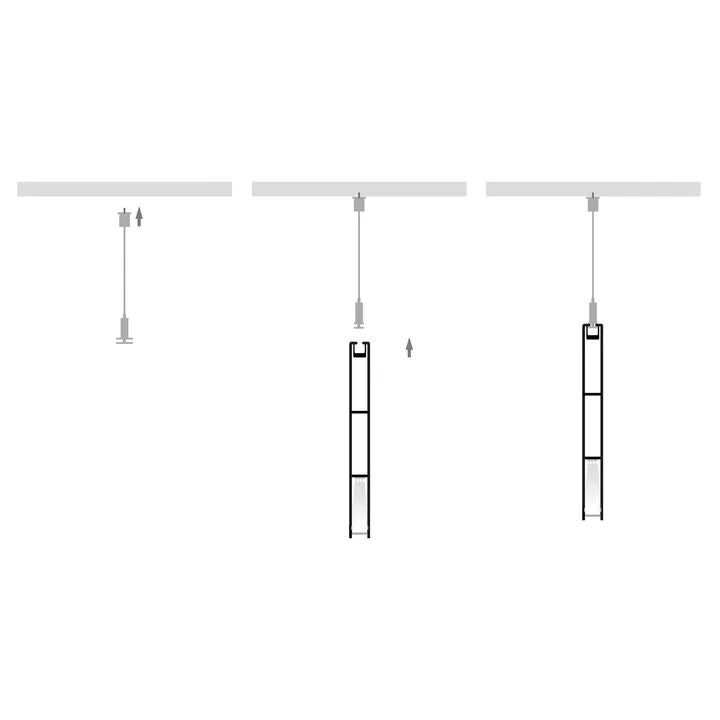 HV9693-1089 Suspended Aluminium Profile