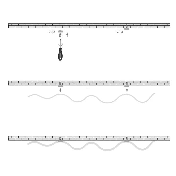 HV9693-1806 - Shallow Square Bendable Aluminium Profile