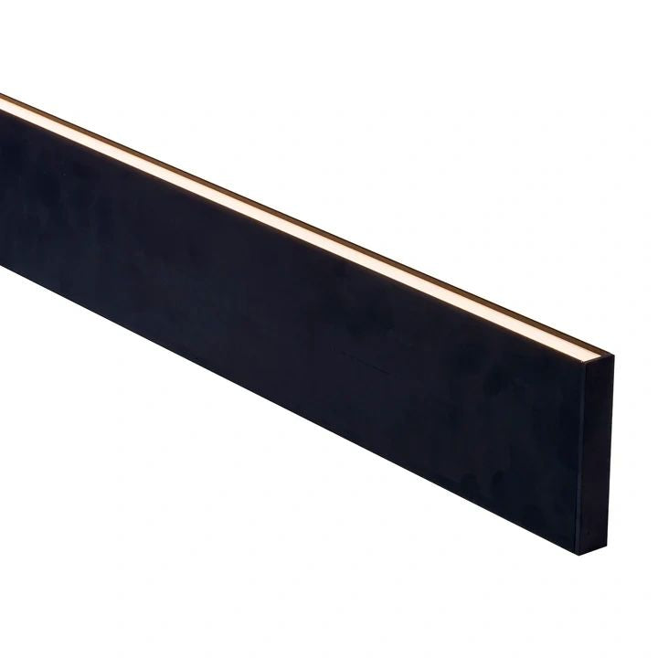 HV9693-1896-BLK - Suspended Black Aluminium Profile