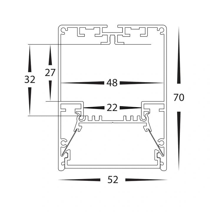 HV9693-5270- Deep Square Profile