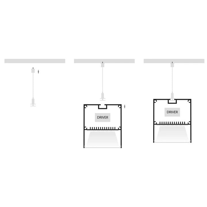 HV9693-6070 - Deep Square Aluminium Profile