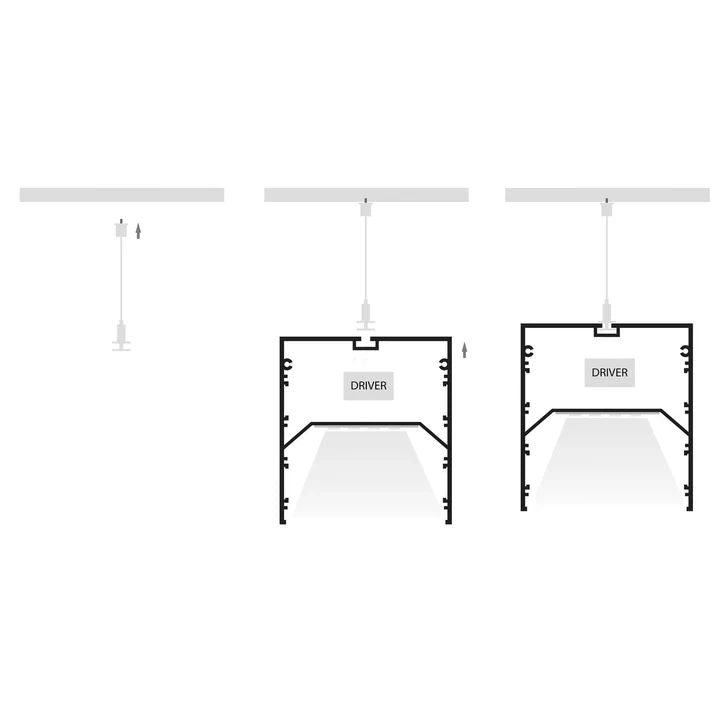 HV9693-8090 - Large Deep Square Aluminium Profile