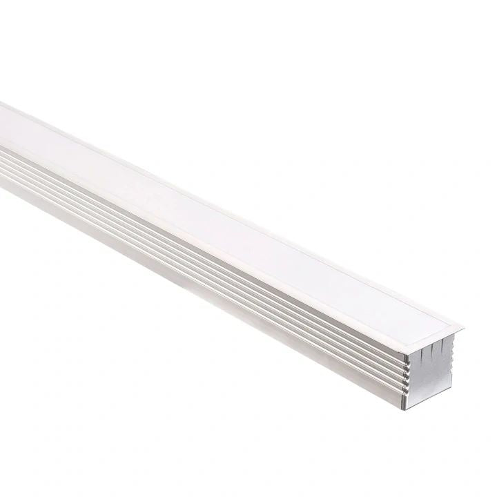 HV9695-4540 - Deep Square Recessed Winged Aluminium Profile