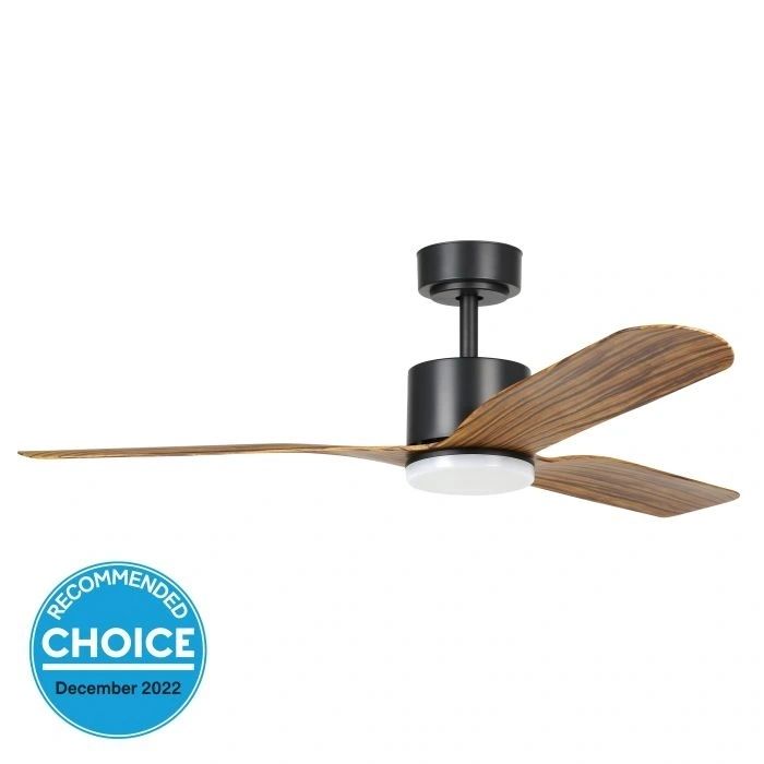 EGLO ILUKA 52 DC ceiling fan with LED light BROWN RUSTIC