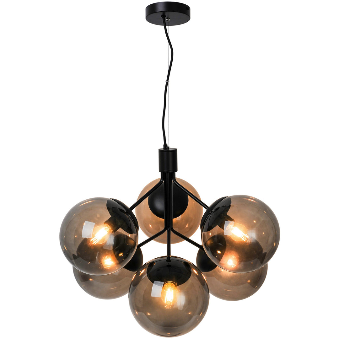 Ivona 6-Spot Pendant Brass