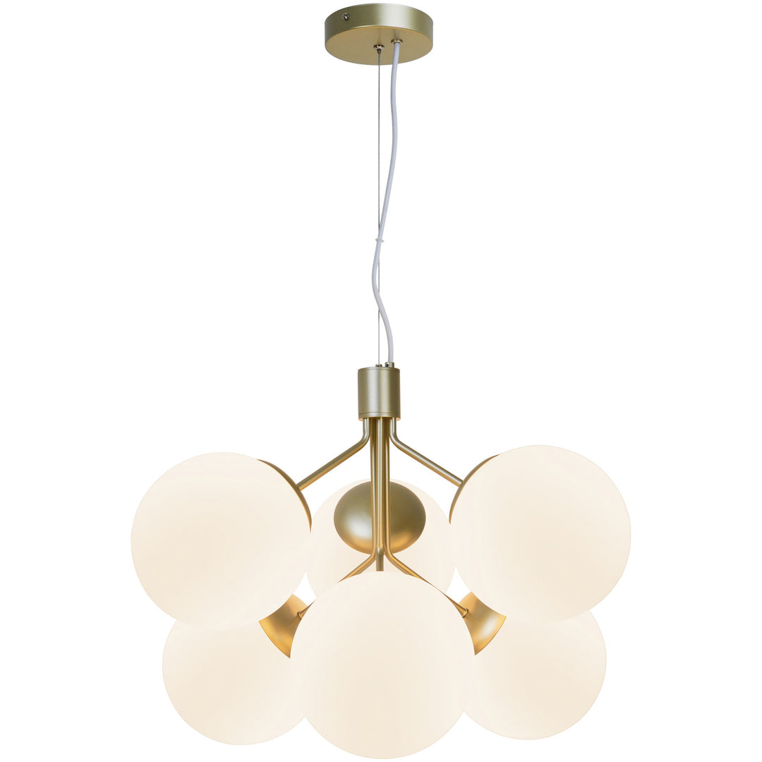 Ivona 6-Spot Pendant Brass