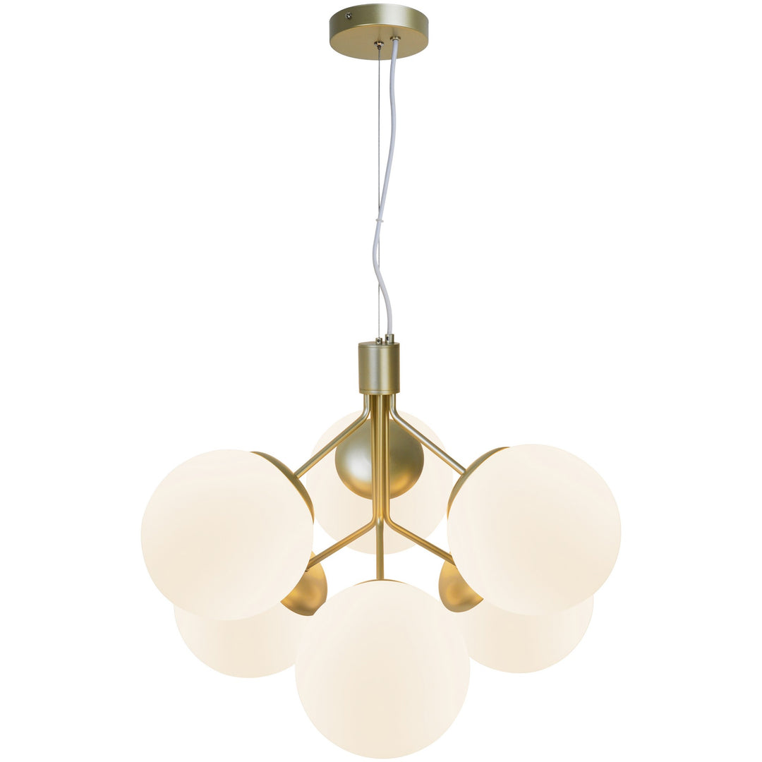 Ivona 6-Spot Pendant Brass