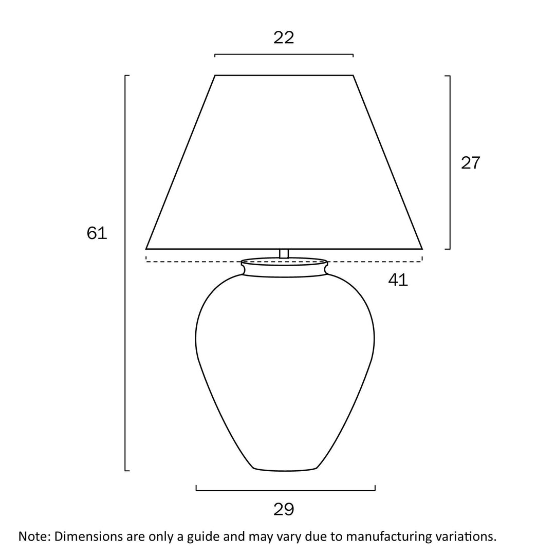 TELBIX JAMIE CERAMIC TABLE LAMP