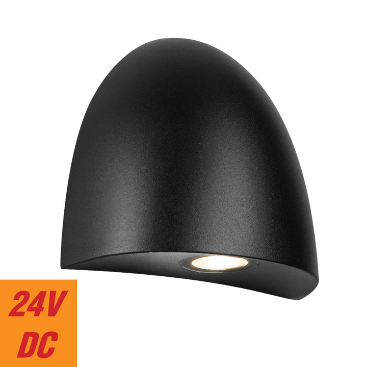 JORA EXTERIOR STEP WALL LIGHT Black WALL LIGHT