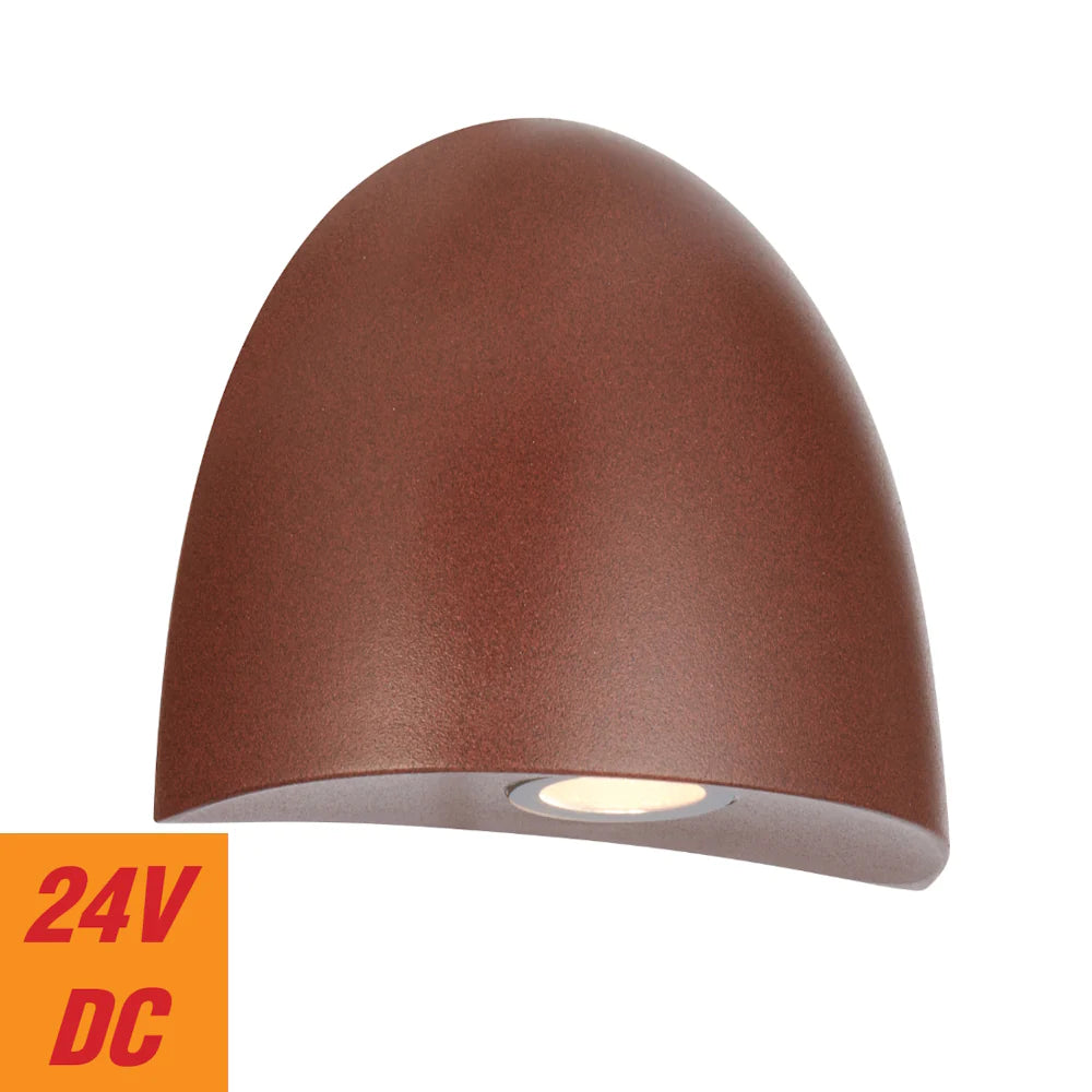JORA EXTERIOR STEP WALL LIGHT Rust WALL LIGHT