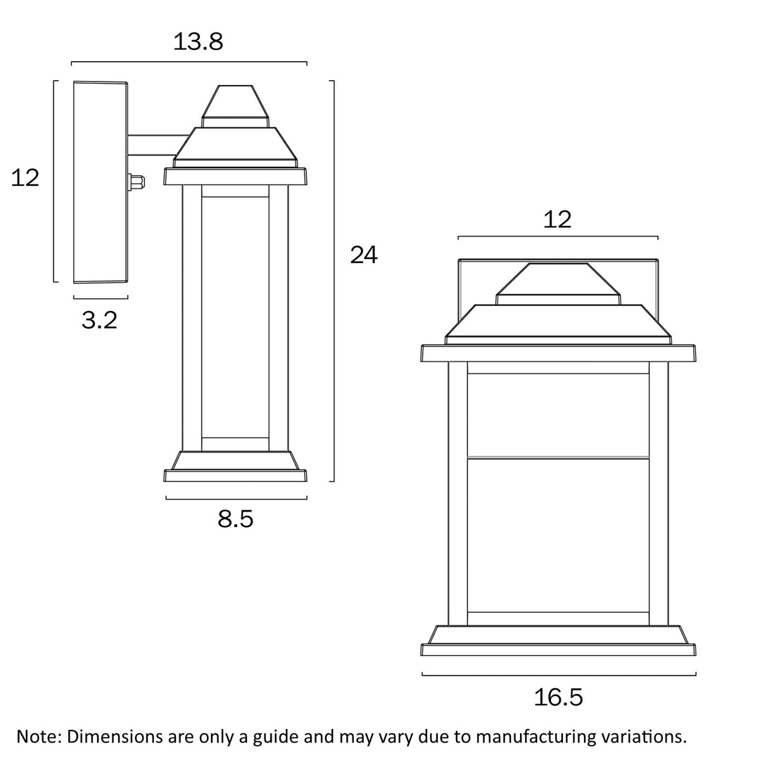 JOVARO 24 EXTERIOR WALL LIGHT WALL LIGHT
