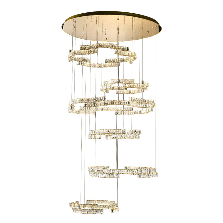 JURA 6 TIER LED PENDANT LIGHT