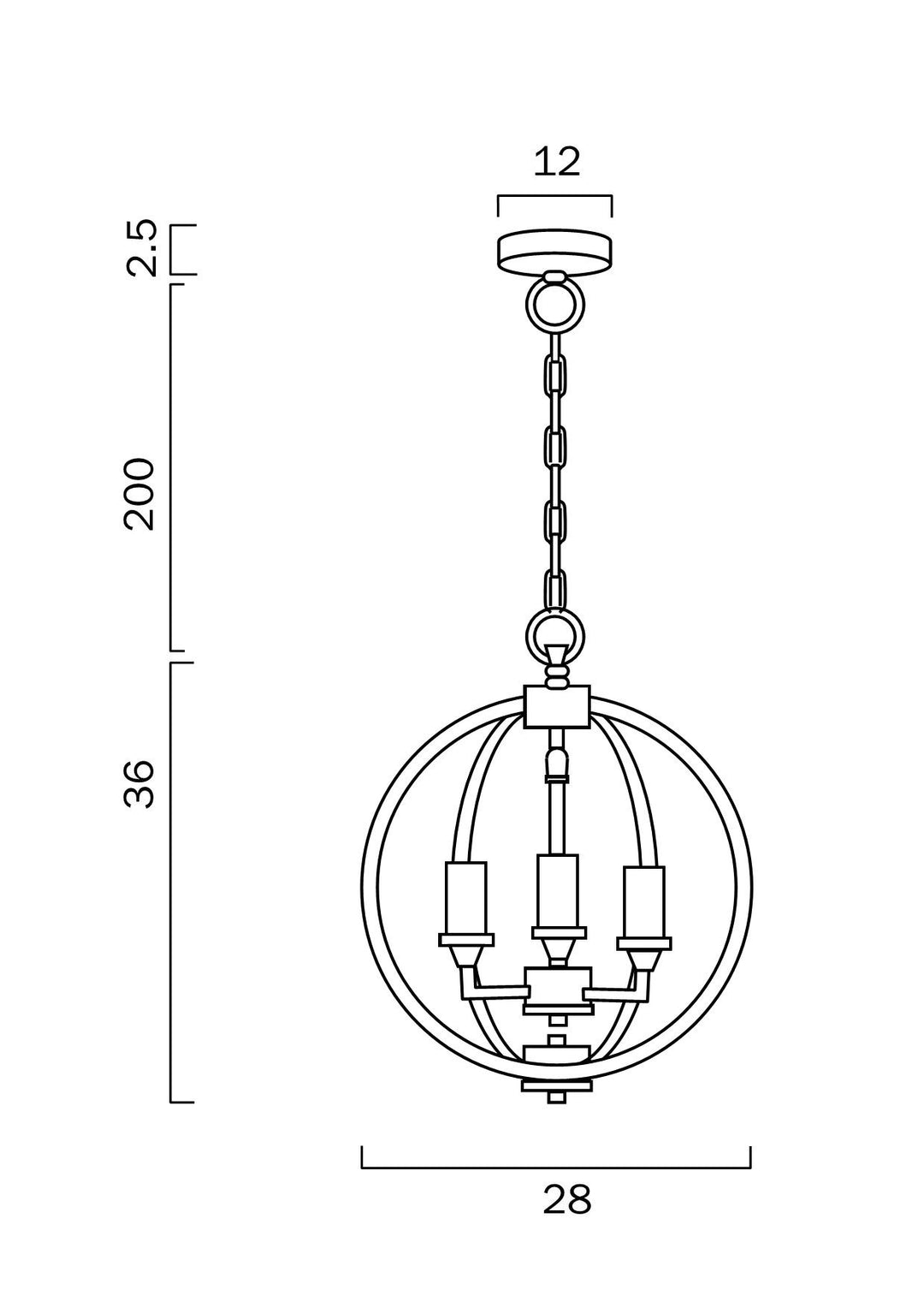 TELBIX KENDALL PENDANT 3