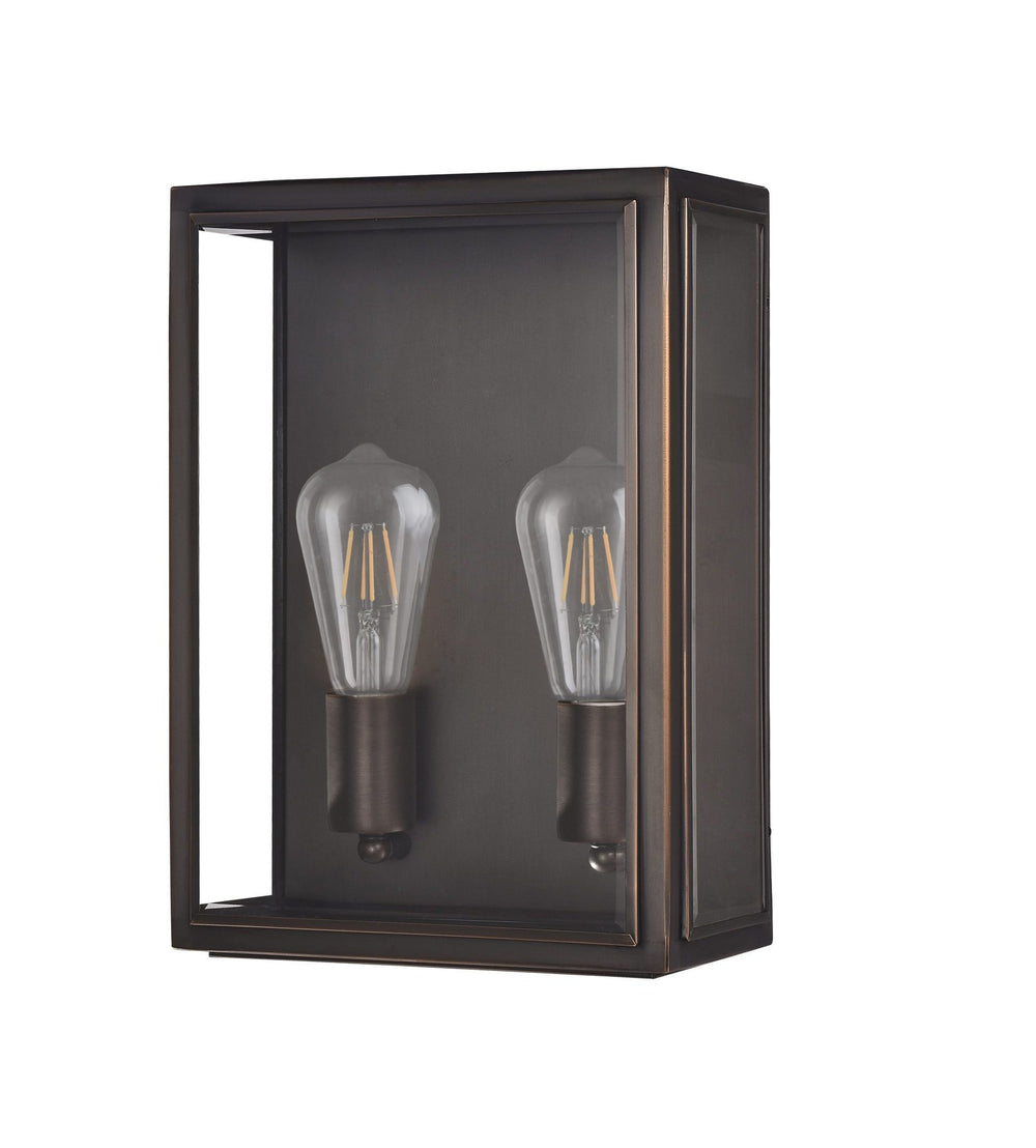 KENT 2LT Exterior Wall light Bronze WALL LIGHT