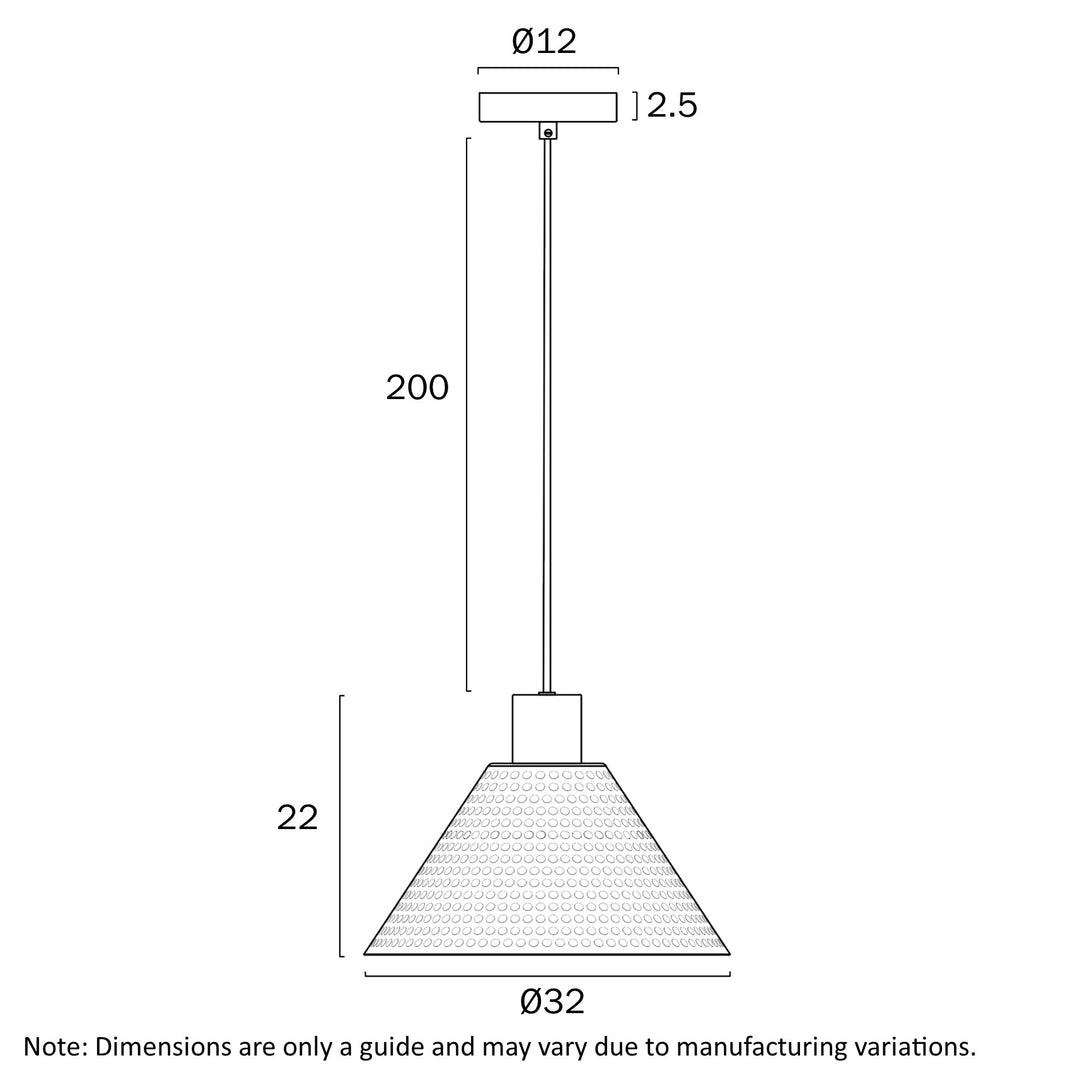 KESTRA 32CM PENDANT Pendant