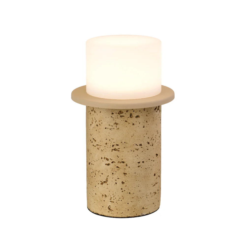KOLISA TABLE LAMP Travertino TABLE LAMP
