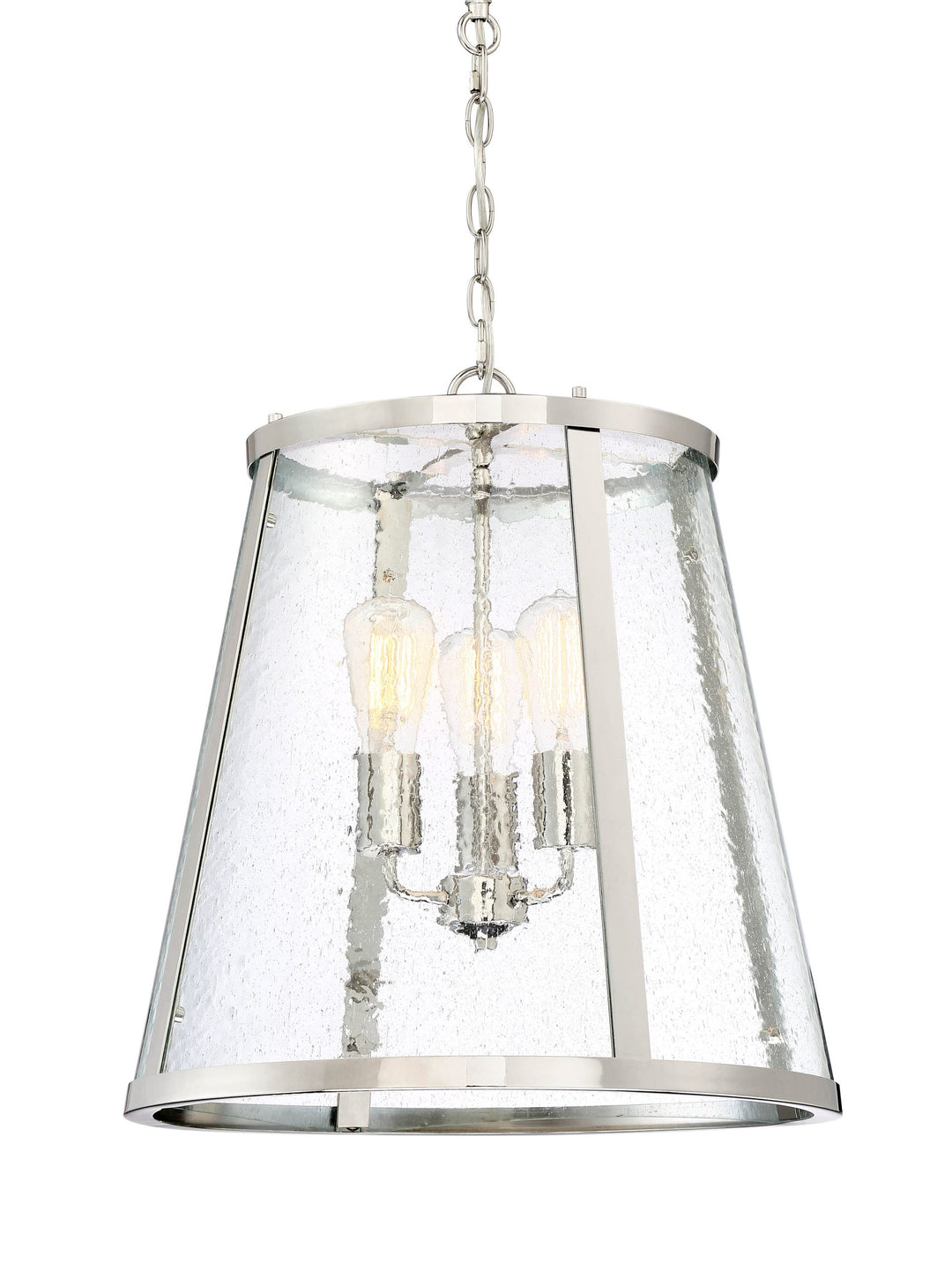 LAUREN P1 48CM NKL/BLACK Nickel Pendant