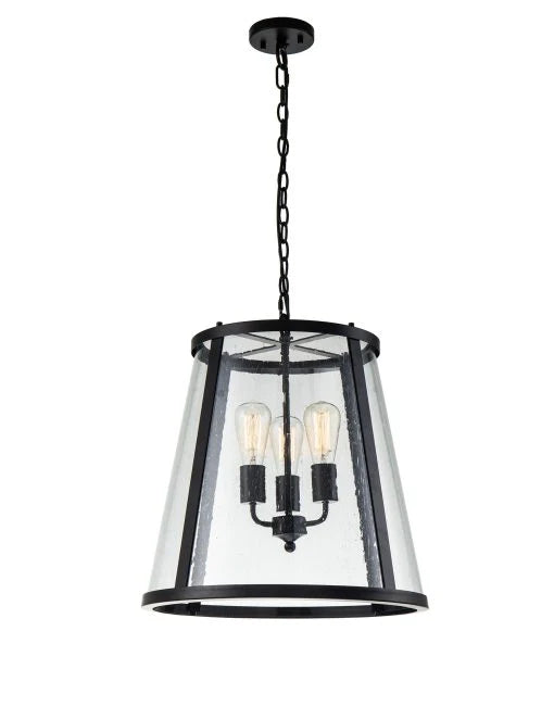 LAUREN P1 48CM NKL/BLACK Pendant