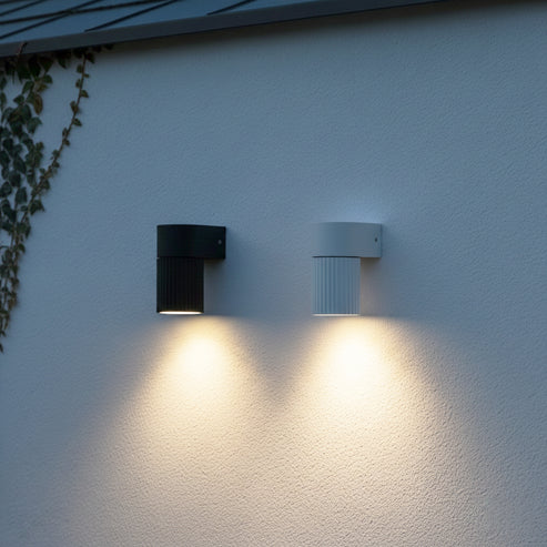 Torsten Mini Outdoor Wall Light in White or Black WALL LIGHT