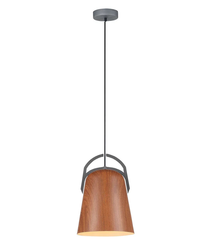 LEGNA: Retro Replica Wood Ellipse Shape Pendant Lights