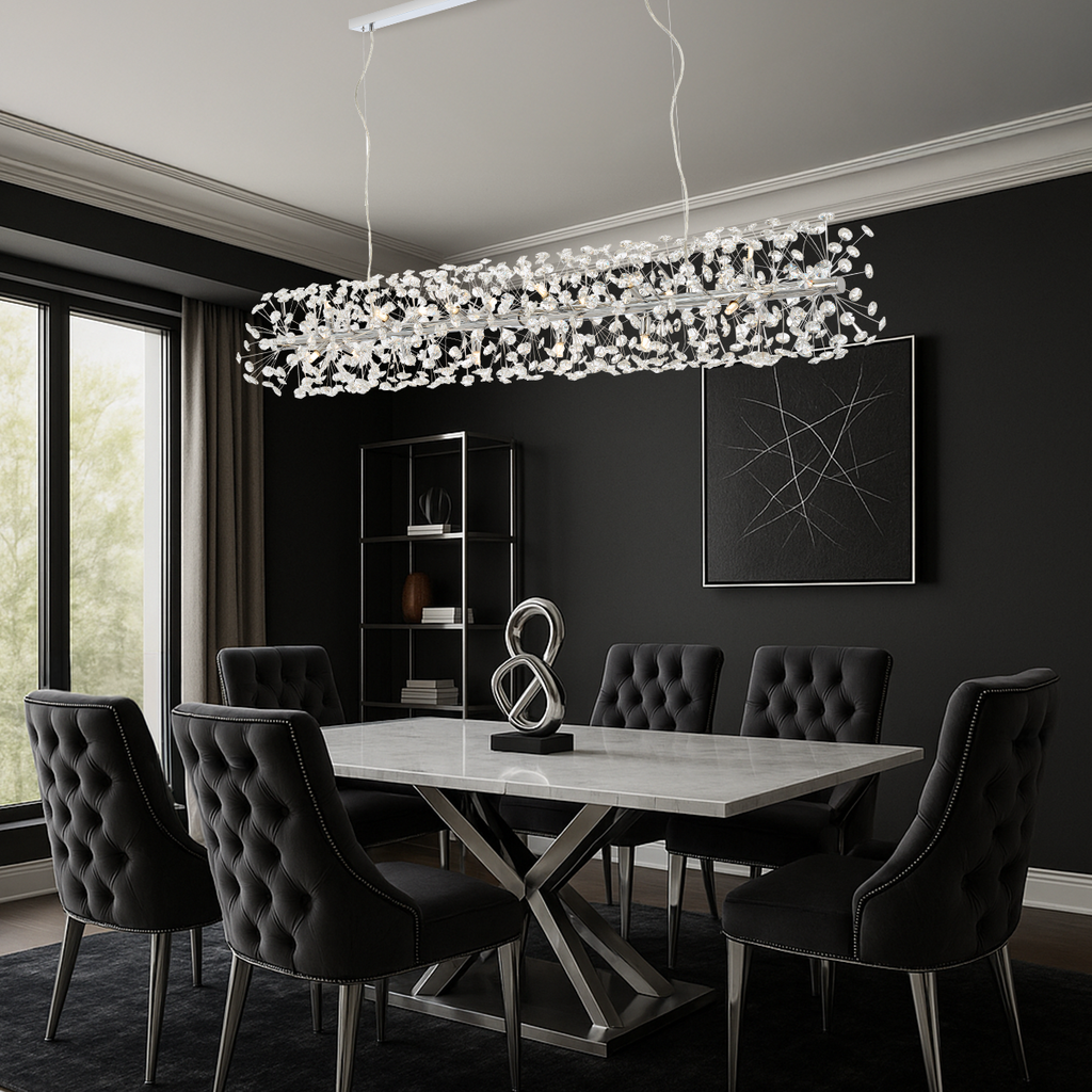 LERIDA 18 LIGHT RECTANGULAR PENDANT Pendant