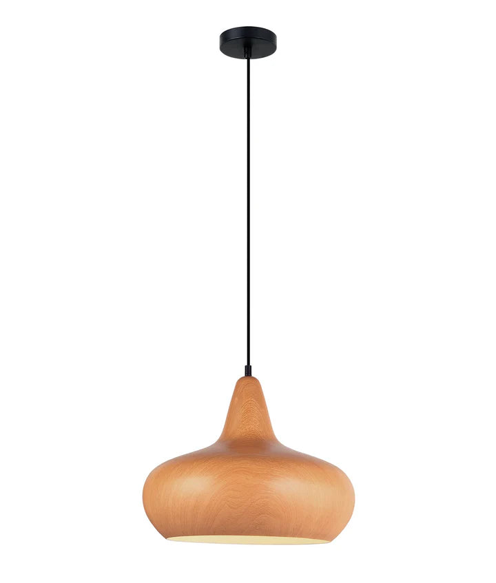 LIGNA: Retro Wine Glass Replica Wood Pendant Lights Cherry Golden Oak Pendant