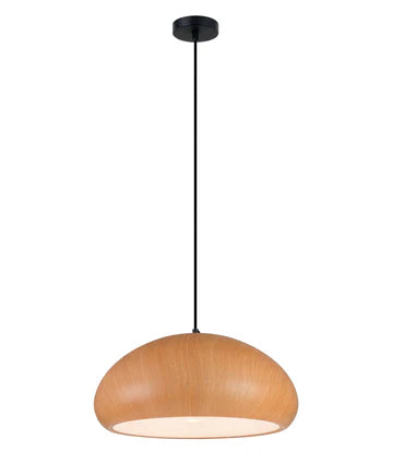 LIGNA: Retro Dome Replica Wood Pendant Lights