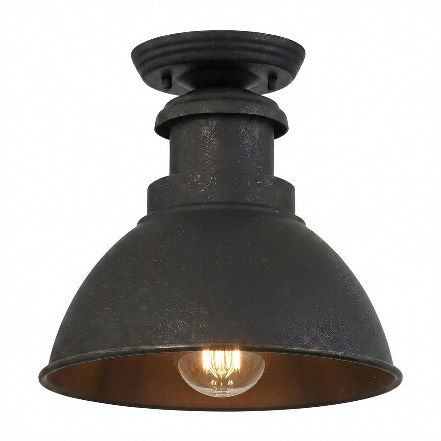 Terminal Outdoor Under Eave Antique Bronze Ceiling light