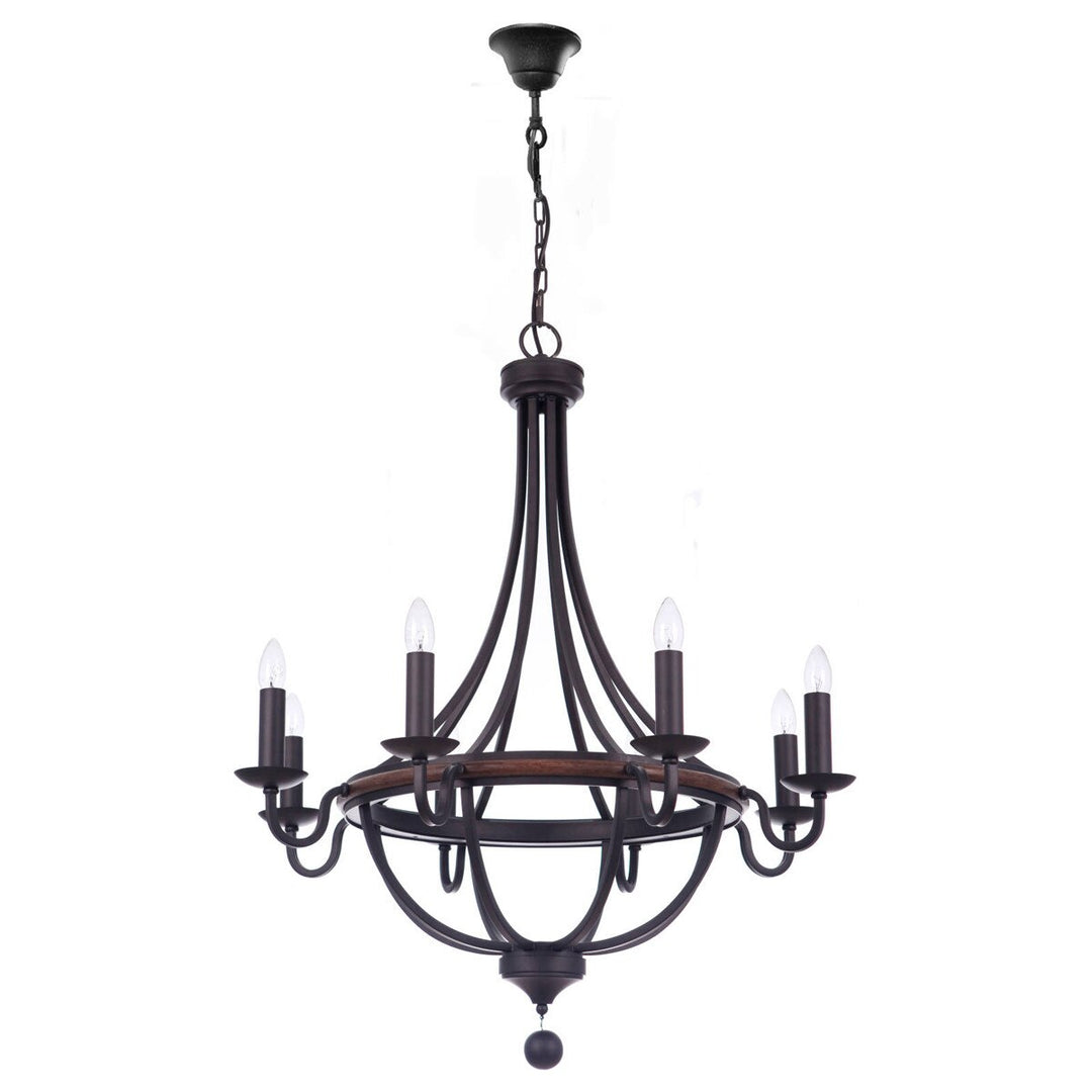 Lakewood 8 Light Pendant Bronze