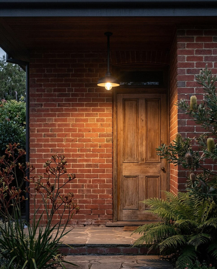 Parkway Large Outdoor Rod Pendant Antique Bronze pendant