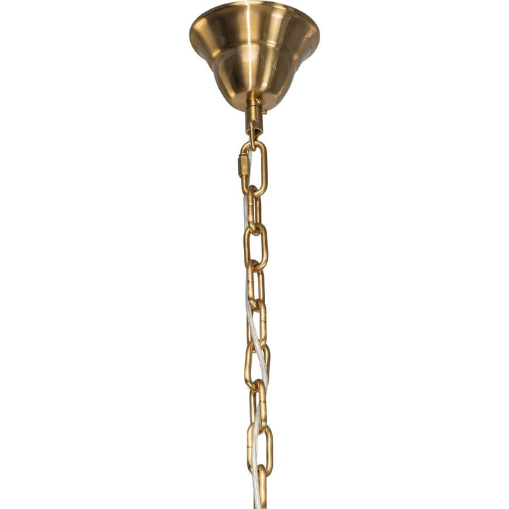 Classique Grand 27 Light Basket Crystal Glass Chandelier Satin Brass