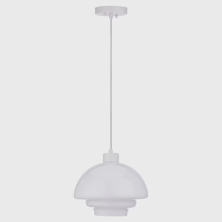Fenwick Pendant 28cm White