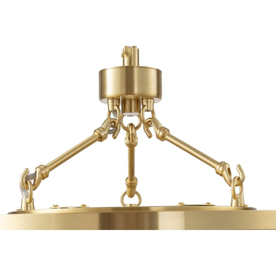 Evangeline Small 45cm 6 Light Chandelier Satin Brass Chandelier