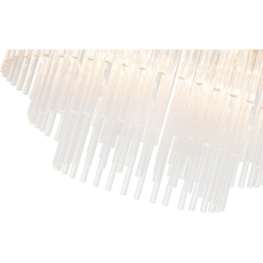Evangeline Small 45cm 6 Light Chandelier Satin Brass Chandelier