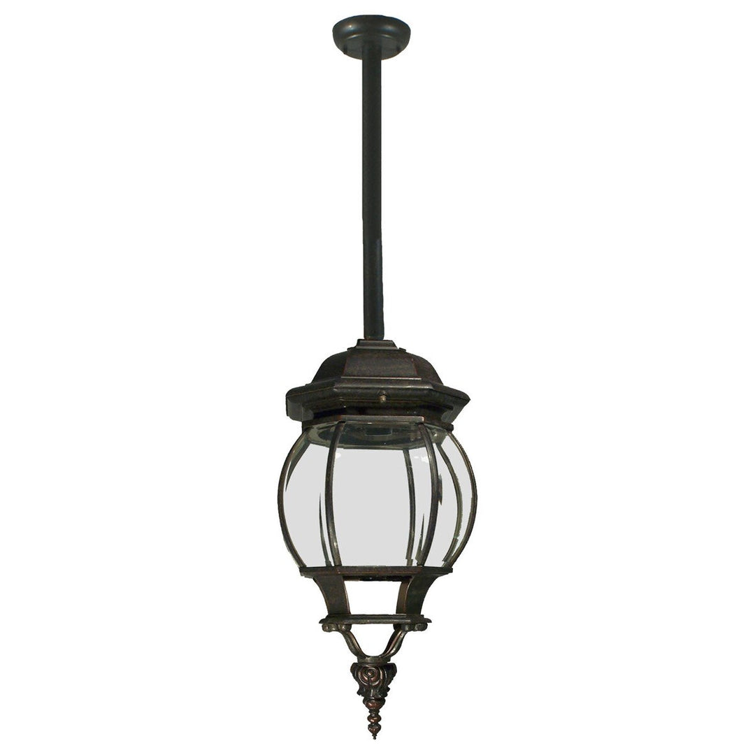 Flinders IP44 Outdoor Rod Pendant Antique Bronze