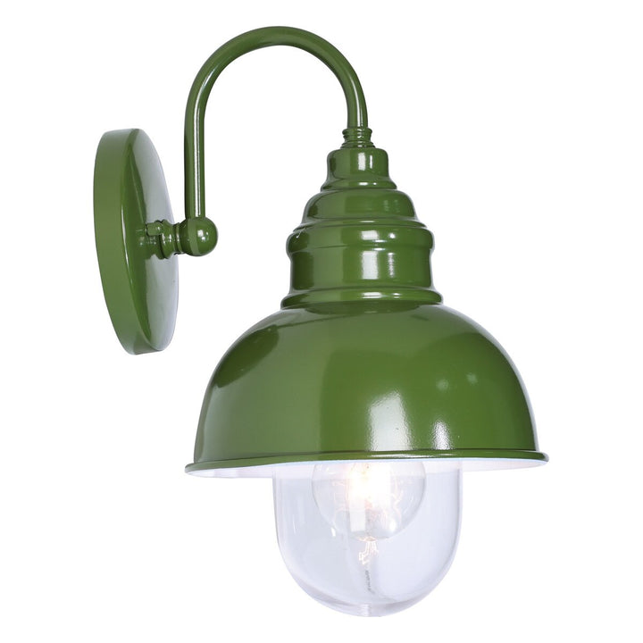 Parkway Outdoor Wall Light Olive Green Small WALL LIGHT
