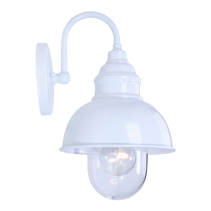 Parkway Outdoor Wall Light White Small WALL LIGHT