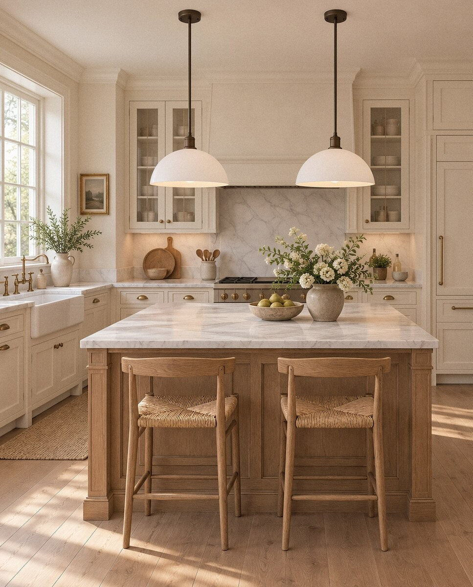 Sienna 1 Light Pendant with Opal Matte Glass Shade Antique Brass