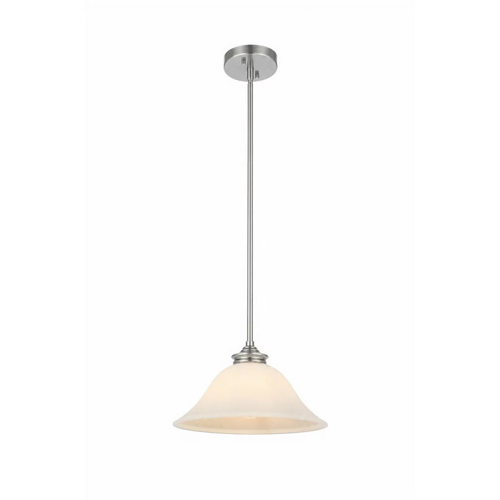 Dallas Single 1 Light Pendant Chrome Chandelier