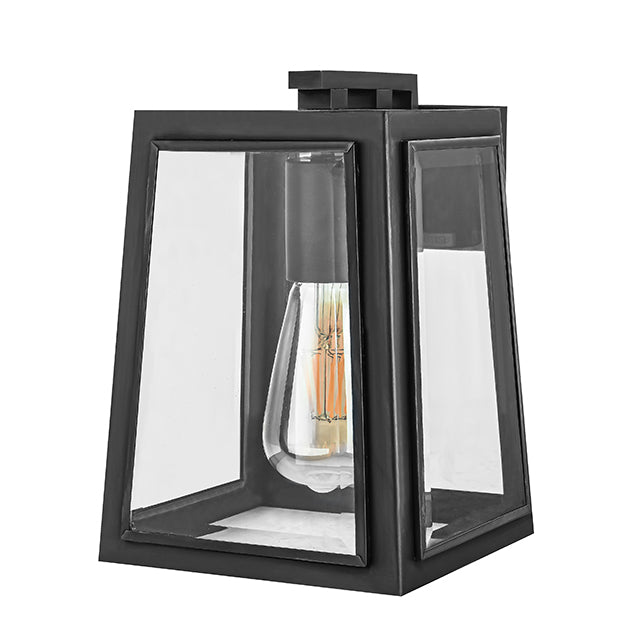 LONDON SOLID BRASS EXTERIOR Black WALL LIGHT