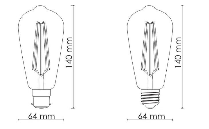 VINTAGE DECO DIMMABLE LST21 - 8W