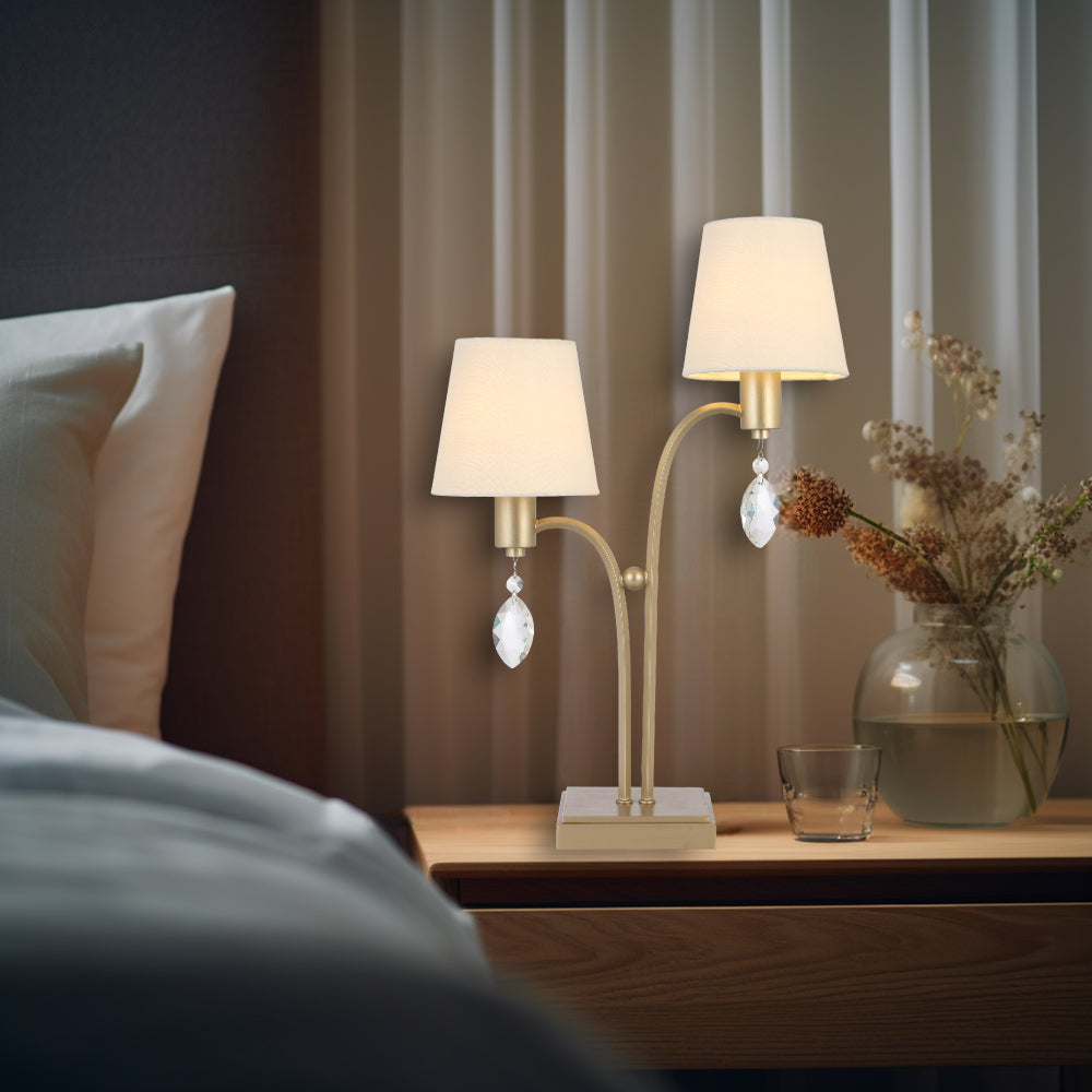 MALVERN 2 LIGHT TABLE LAMP