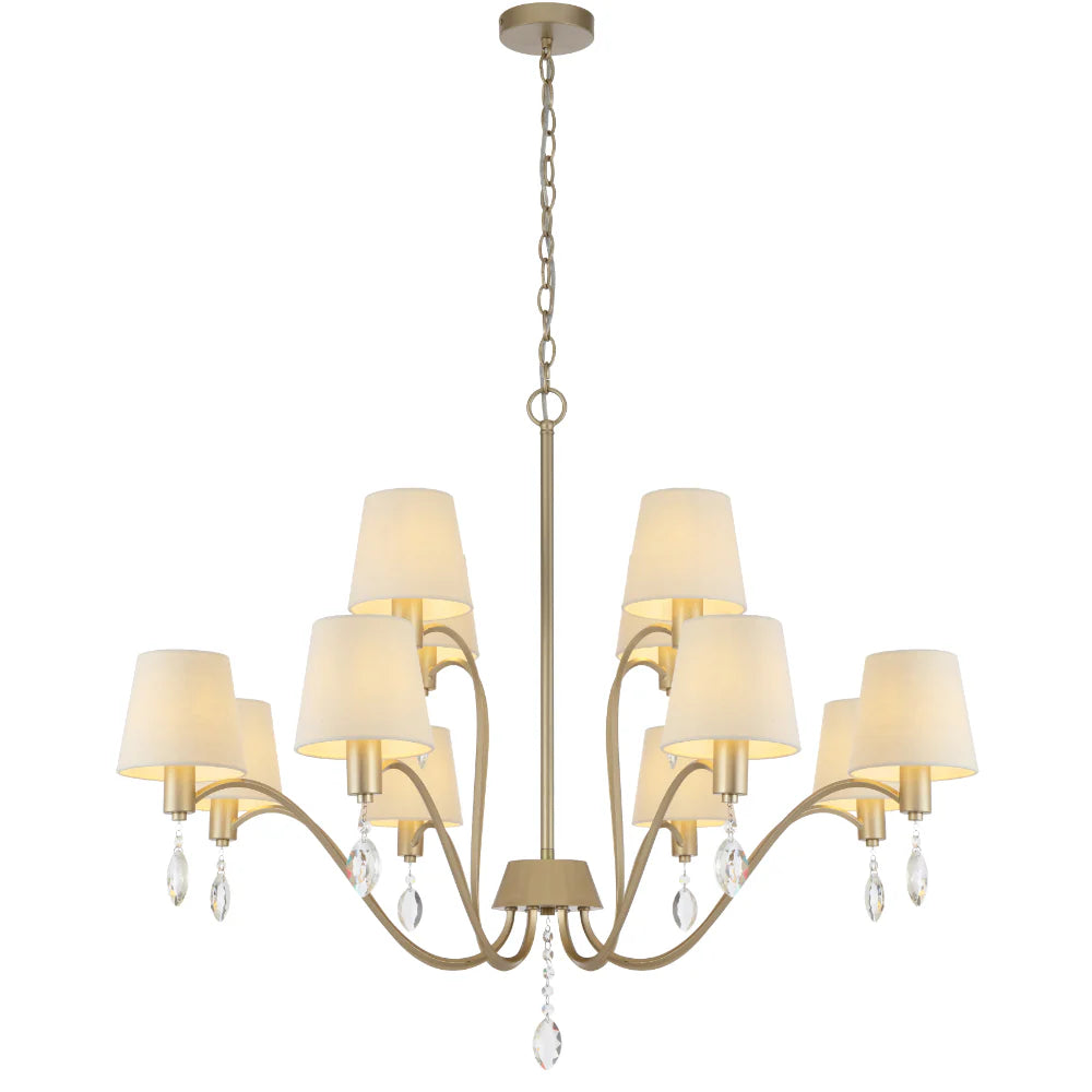 MALVERN 12 LIGHT PENDANT