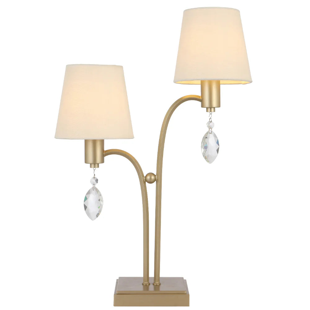 MALVERN 2 LIGHT TABLE LAMP