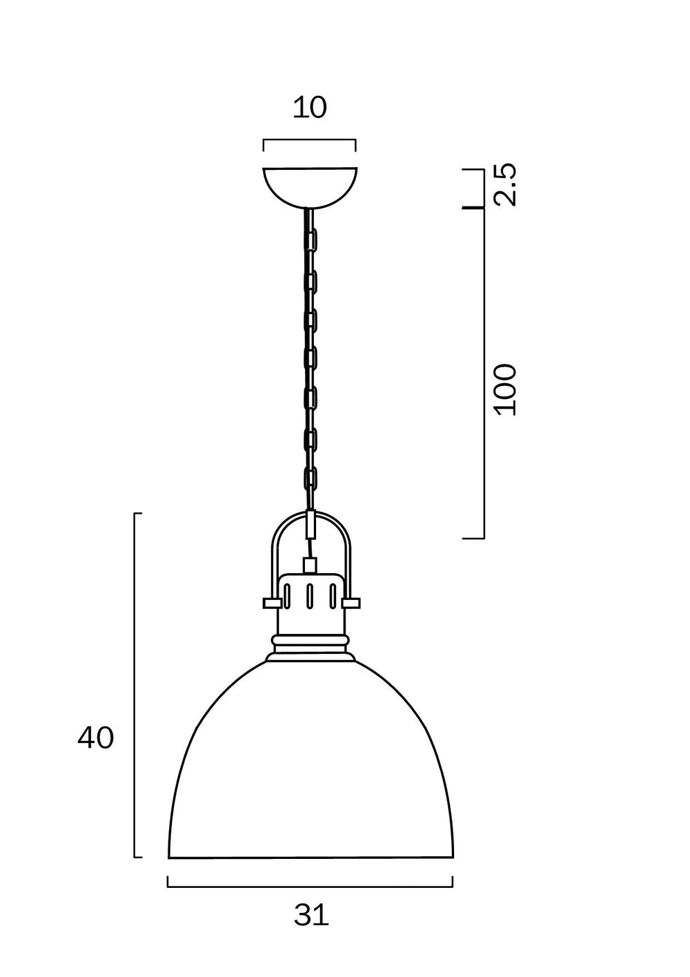 TELBIX MARKET 31 PENDANT Pendant
