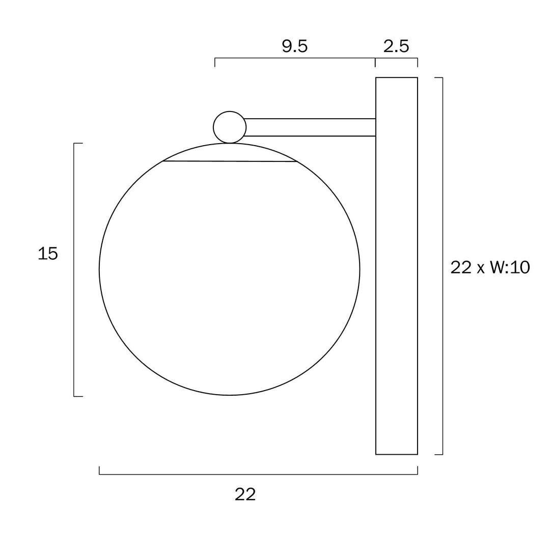 TELBIX MARSTEN WALL LIGHT