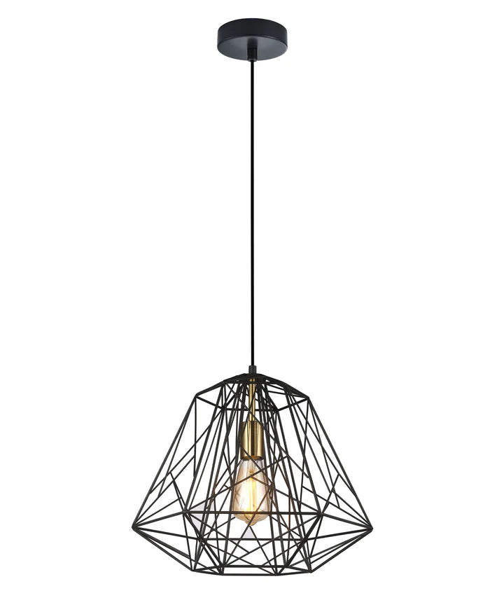 MARTE: Geometric Design Interior Iron Cage Pendant Lights