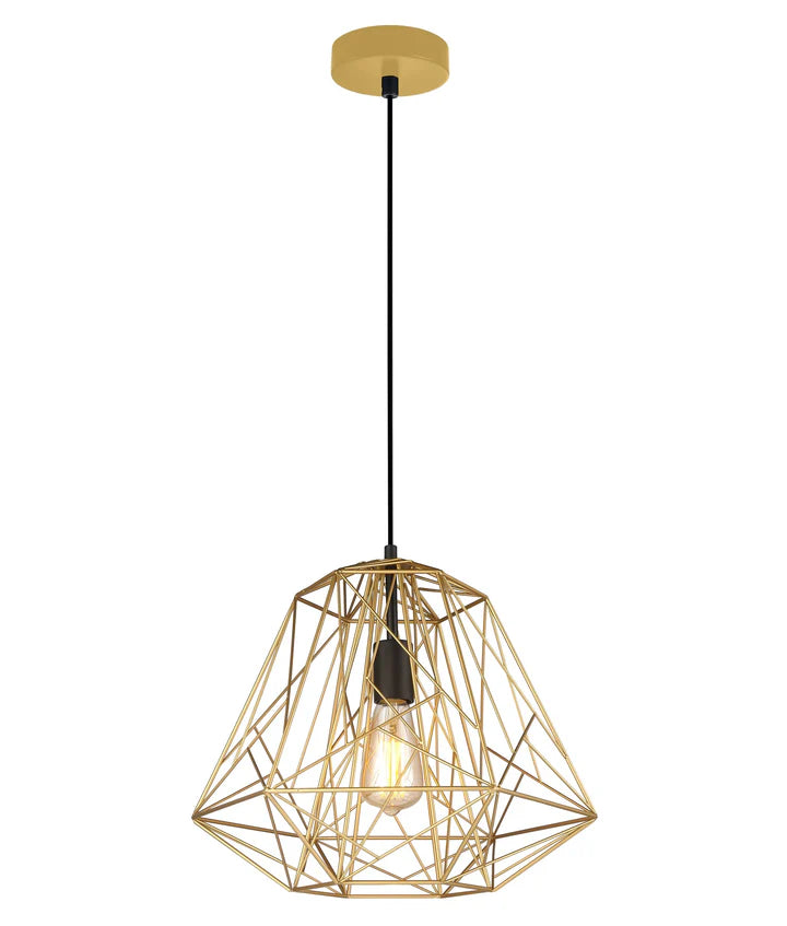 MARTE: Geometric Design Interior Iron Cage Pendant Lights